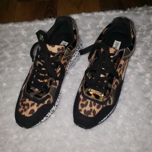NEW Steve Madden cliff leopard sneakers